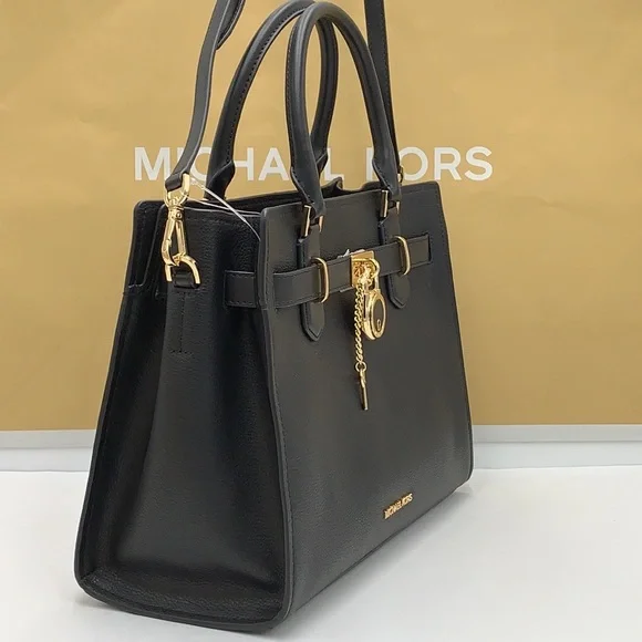 Michael Kors Hamilton Meidum Satchel Shoulder Crossbody - Picture 2 of 16